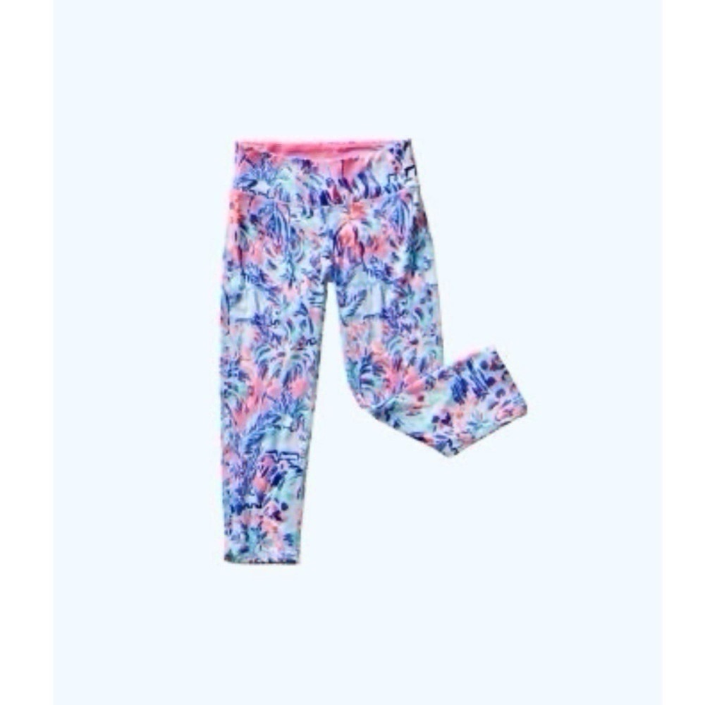 Lilly Pulitzer UPF 50” Weekender Cropped Multi Cabana Cocktail Legging XS - Picture 5 of 5